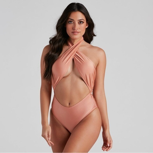 Windsor Bronzed Beauty One-Piece Swimsuit M